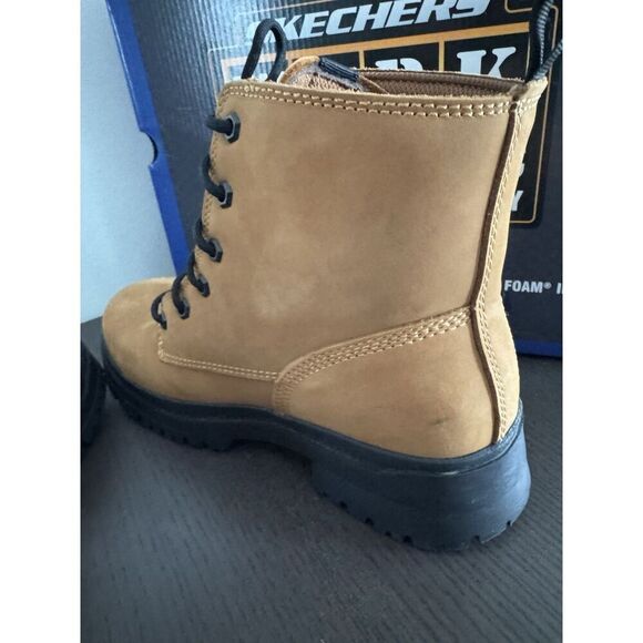 Skechers Women's 8 Foxgrove Comp Toe Industrial Shoes Sneakers Non Metallic New - Picture 6 of 12